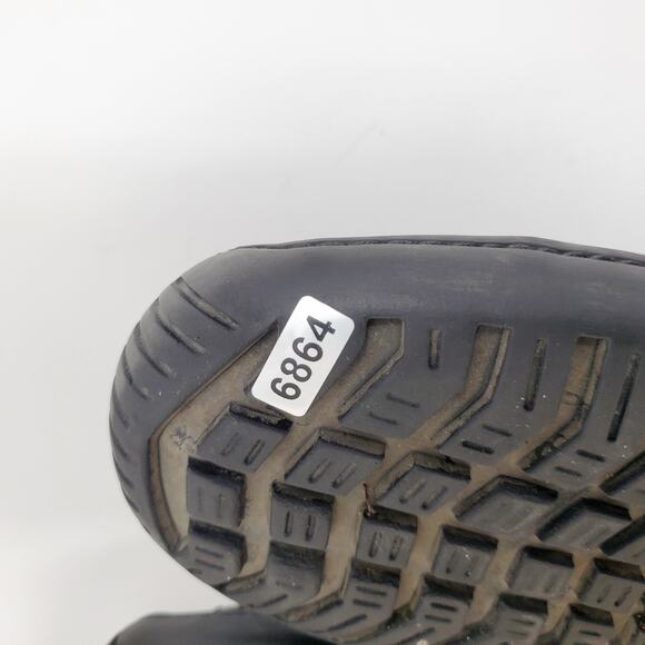 J Crew Duck Boots Mens 10 Waxed Canvas Black Leather Retro Lace Up Ankle Shoes - Picture 16 of 16